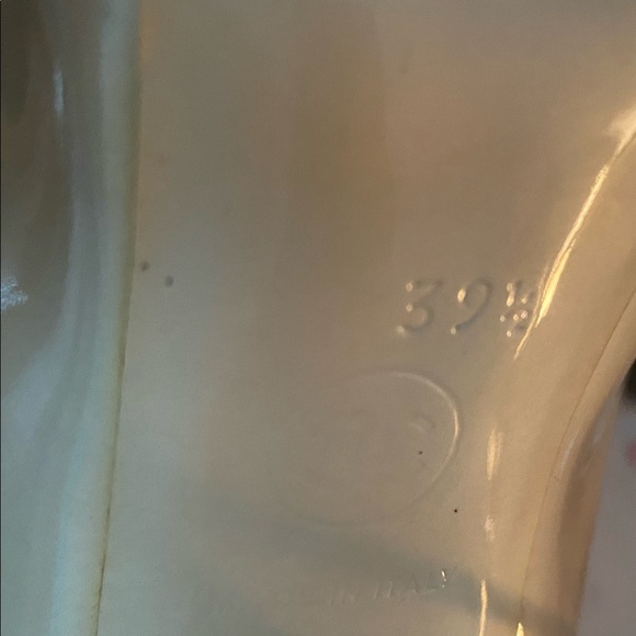 Chanel Platform Chunky Logo Heels. - Picture 8 of 8